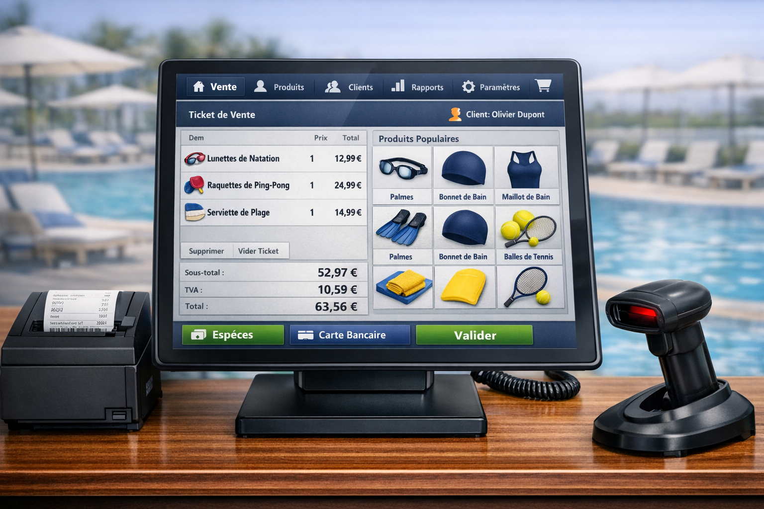 Articles - Thème 5 - Paramétrage du point de vente TVCB