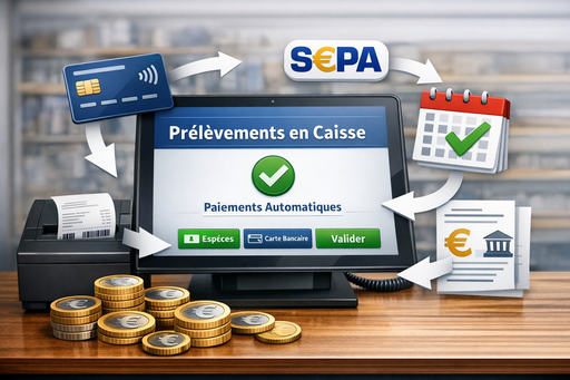 Prélèvements en caisse - Thème 5 - Gestion des ordres de prélèvements